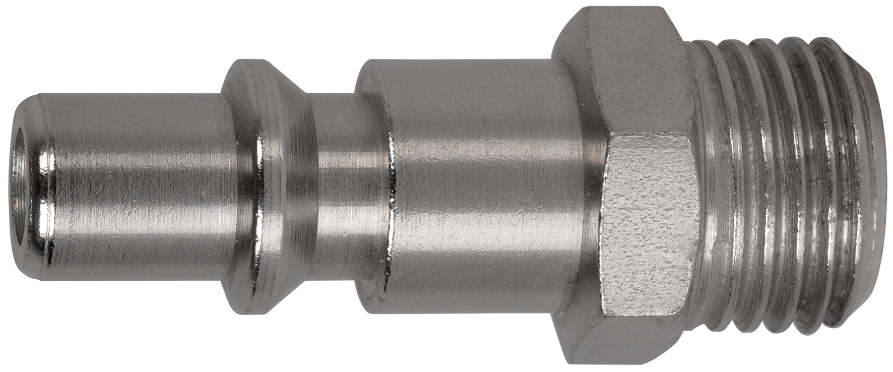 SW-STAHL 25049L Druckluft-Stecknippel, 1/4" Außengewinde