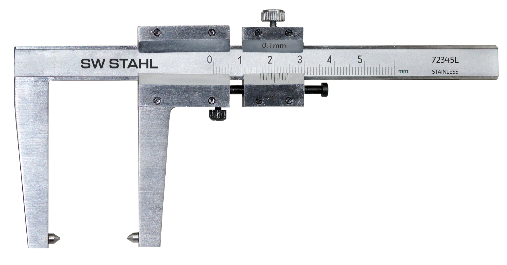 SW-STAHL 72345L Bremsscheiben-Messschieber, 60 mm