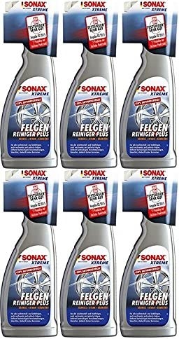 SONAX 02304000 Xtreme Felgenreiniger Plus Säurefrei 6x750ml