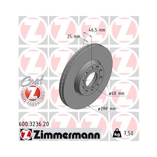 Zimmermann Bremsenset vorne + hinten Bremsscheiben + Bremsbeläge VW AUDI SKODA