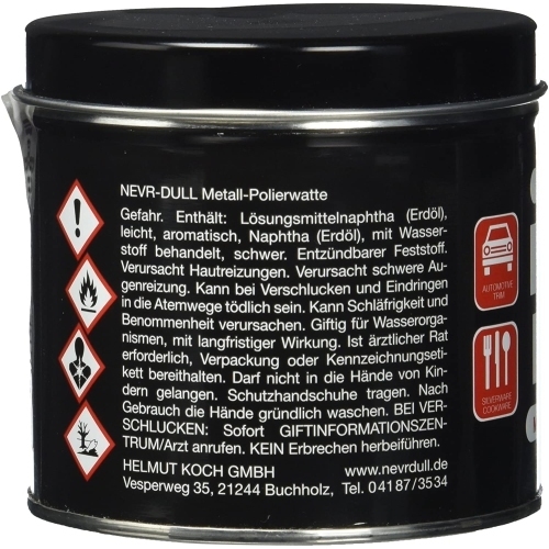 Never Dull 10401 Polierwatte Metall 1x 142g Polierung Auto Kratzer