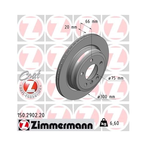 Zimmermann Bremsenset hinten Bremsscheiben + Bremsbeläge BMW 3er 4er