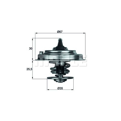 Thermostat, Kühlmittel BEHR TX 30 92D für VAG