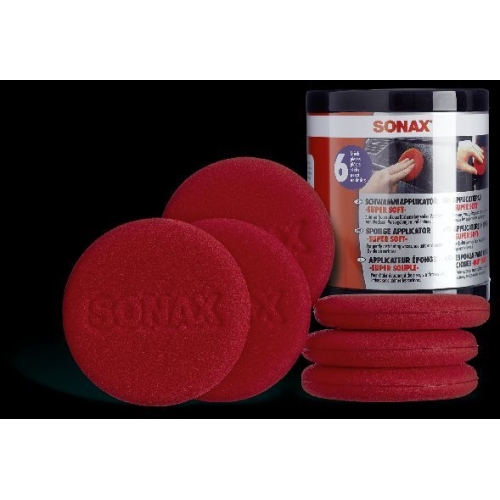 SONAX 04176410 Schwammapplikator Super Soft 6x