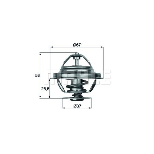 Thermostat, Kühlmittel BEHR TX 20 80D für MERCEDES-BENZ SCANIA