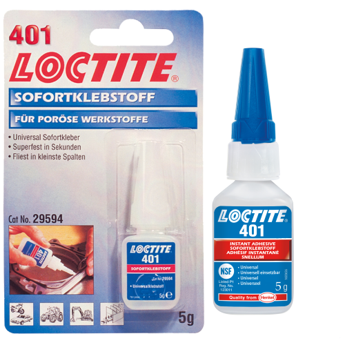 Loctite 401 3x5g Sekundenkleber Sofortkleber Klebstoff Universal AA8401 Holz