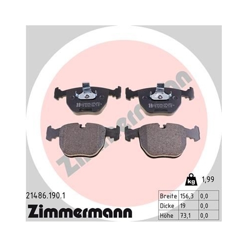 Zimmermann Bremsenset vorne + hinten Sport Scheiben + Beläge BMW 5er E39 7er E38