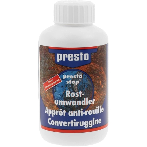 Presto Rostumwandler Rostschutz 1x 250 ml Grundierung Rost Schutz Rostschicht