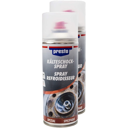 Presto 2x 211881 Kälteschockspray Spezial Schrauben Bolzen Muttern