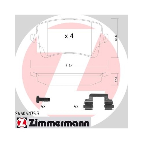 ZIMMERMANN Bremsenset Bremsscheiben + Bremsbeläge vorne + hinten AUDI SQ5