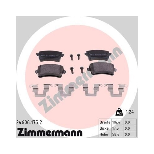 ZIMMERMANN Bremsenset Bremsscheiben + Bremsbeläge vorne + hinten AUDI A4 Avant