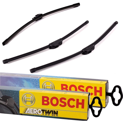 3x Scheibenwischer Vorne+Hinten Bosch AeroTwin B-Aero-A863S-A331H-1