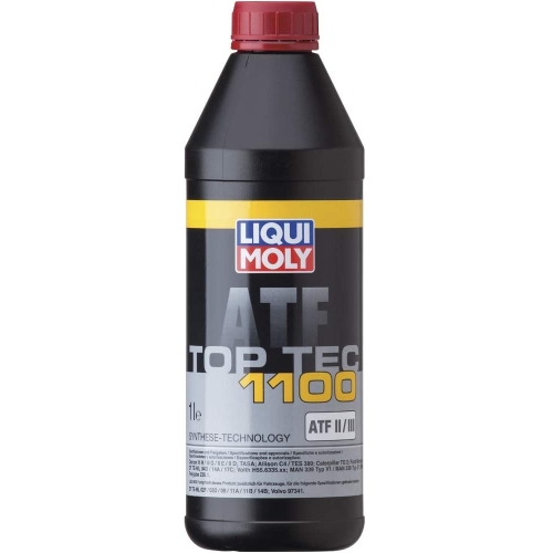 Liqui Moly P000239 Top Tec ATF 1100 1L Handschaltgetriebe Getriebe Hydrauliken