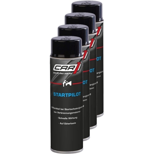 Car1 Set 4x Starthilfespray Spray Verbrennungsmotor Startpilot Etherbasis