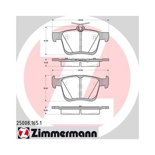 ZIMMERMANN Bremsenset Sport Bremsscheiben + Bremsbeläge vorne + hinten AUDI A3