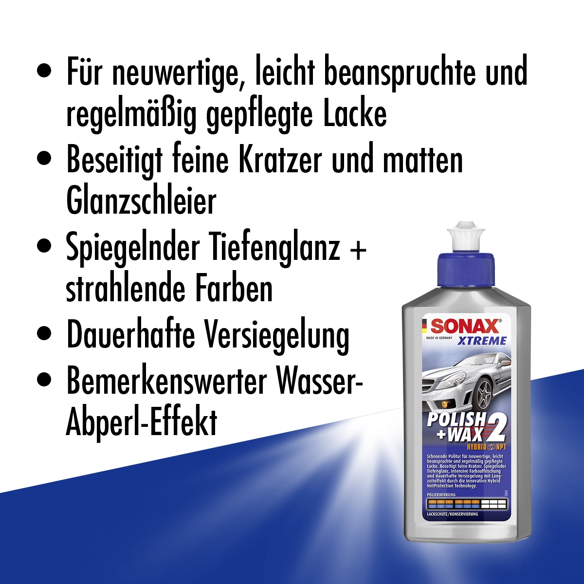 SONAX XTREME Polish+Wax 2 Hybrid NPT 1x500ml