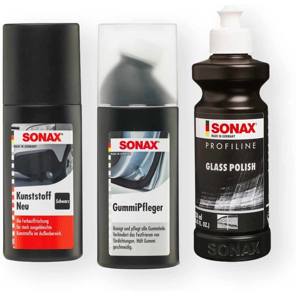 SONAX ProfiLine Glaspolitur Glass Polish Gummipfleger Autopflege 1x450ml