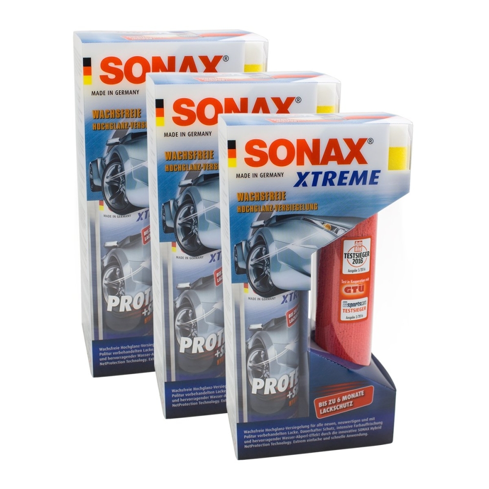 SONAX 02221000 Xtreme Protect+Shine Lackversiegelung Hybrid NPT 3x210ml