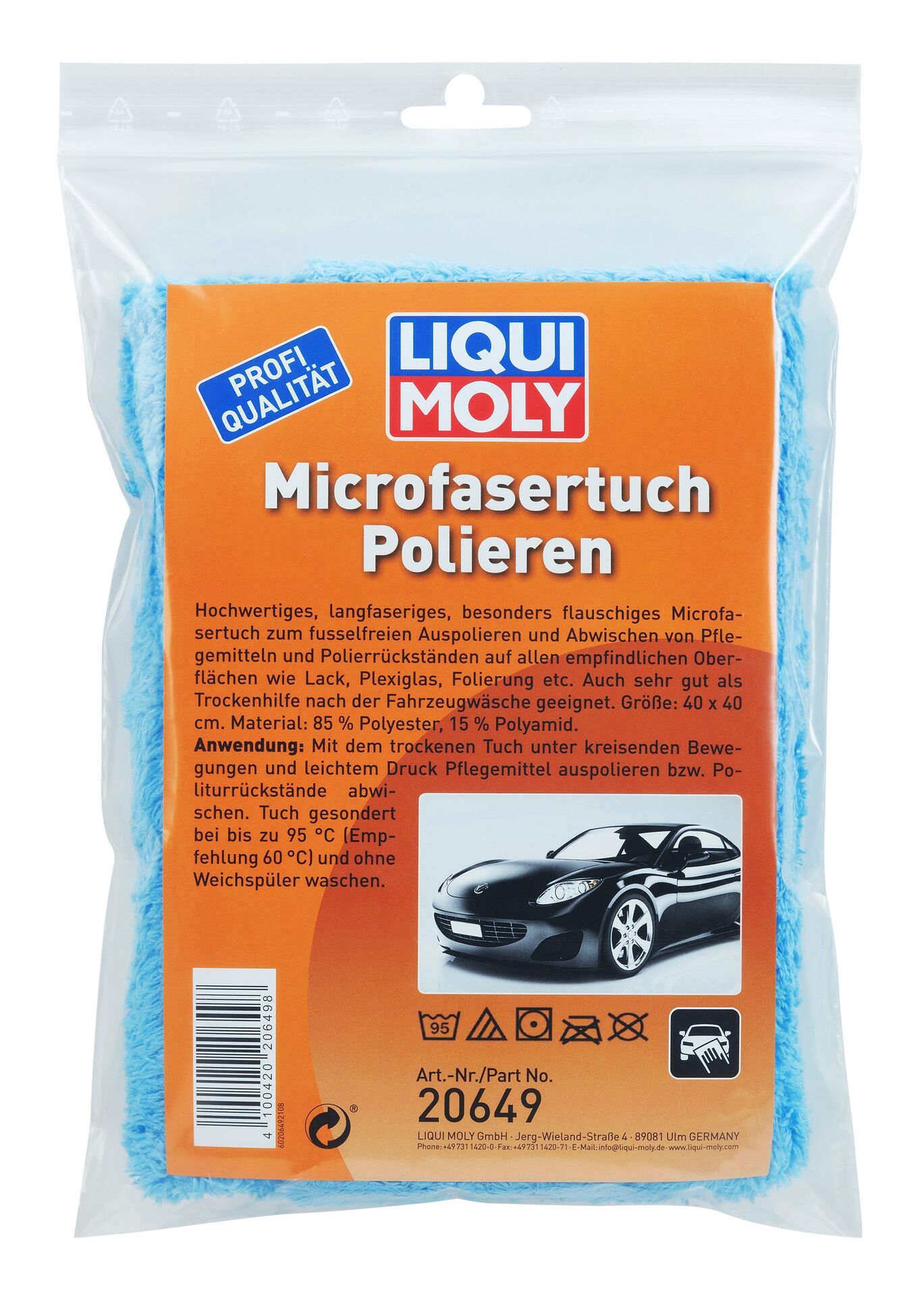 Liqui Moly 1x LM20649 Microfasertuch Polieren