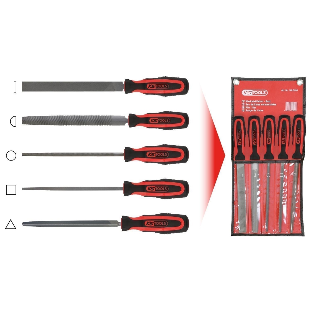 Feilen-Satz KS TOOLS 140.3000