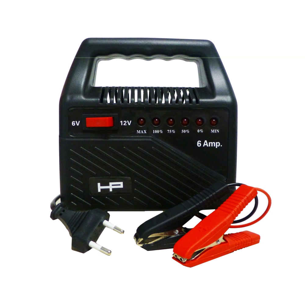 HP Autozubehör Batterie-Ladegerät 6 Amp/6+12V 1x20502HP