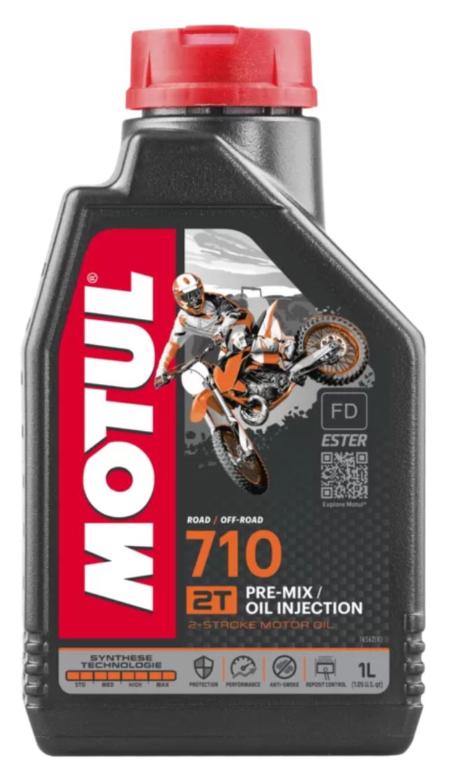 MOTUL Motoröl 104034 710 2T 1L