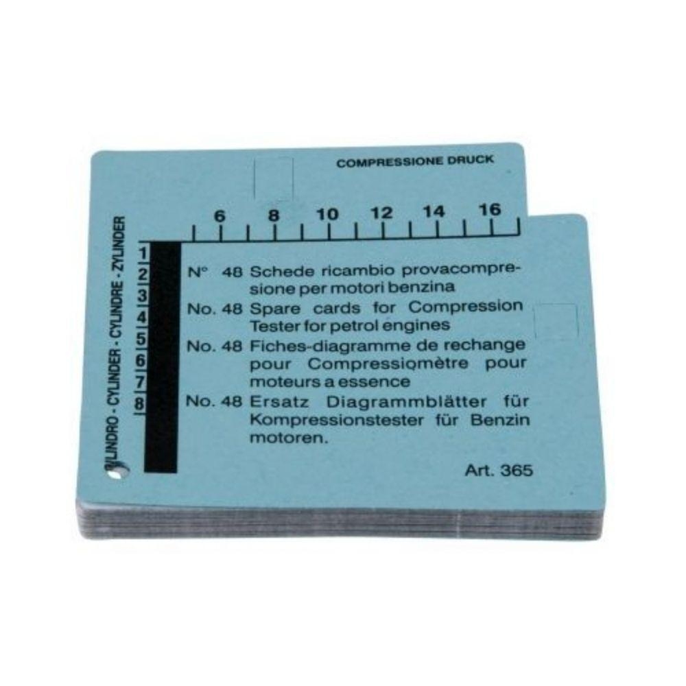 Diagrammblätter, Kompressionsdruckschreiber KS TOOLS 150.1654 für