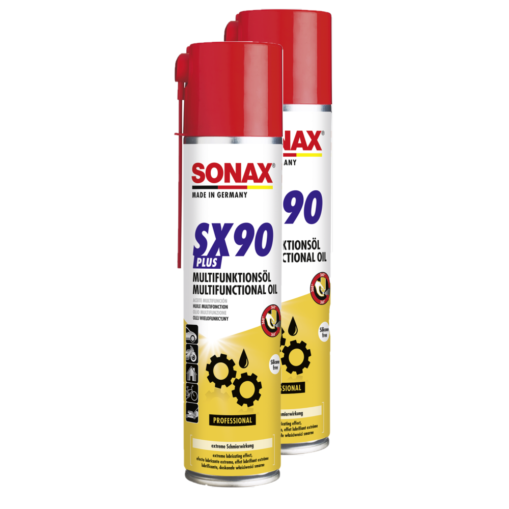 Sonax 4061659065853 SONAX 2X 04743000 SX90 Plus Rostlöser Multiöl Korrosionsschutz Spray 400ml