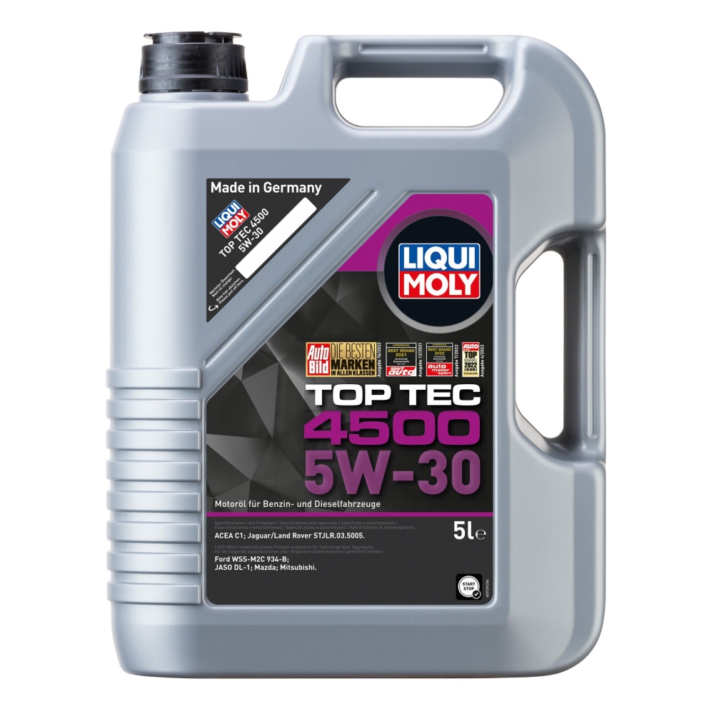 Liqui Moly 1x LM3729 5l Leichtlauf Motoröl Top Tec 4500 5W-30