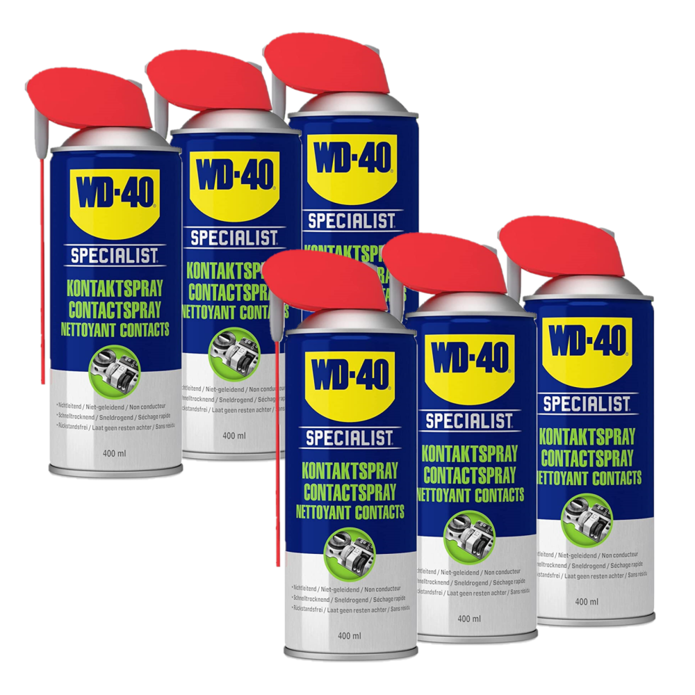 WD-40 Specialist Kontaktspray Smart Straw 6x400ml Spray Schmiermittel