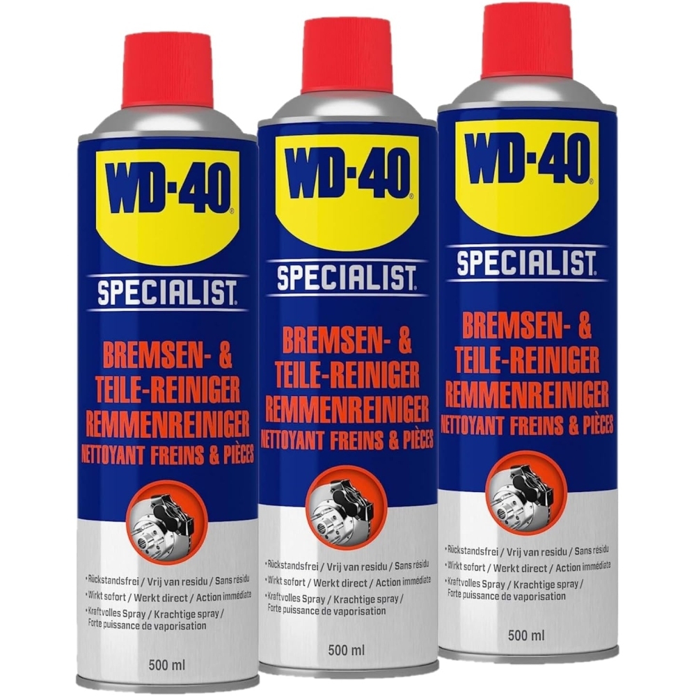 WD-40 Specialist Bremsenreiniger Teilereiniger 3x500 ml Lösungsmittel Reiniger