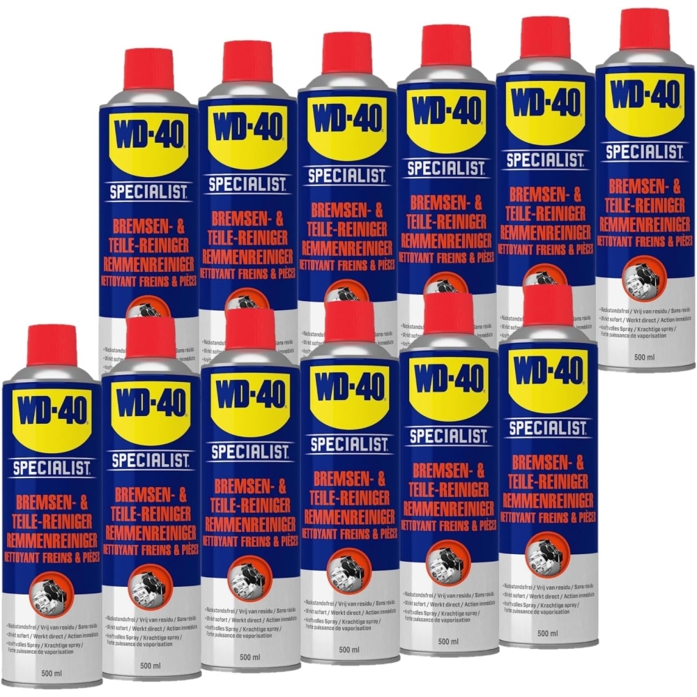 WD-40 Specialist Bremsenreiniger Teilereiniger 12x500 ml Lösungsmittel Reiniger