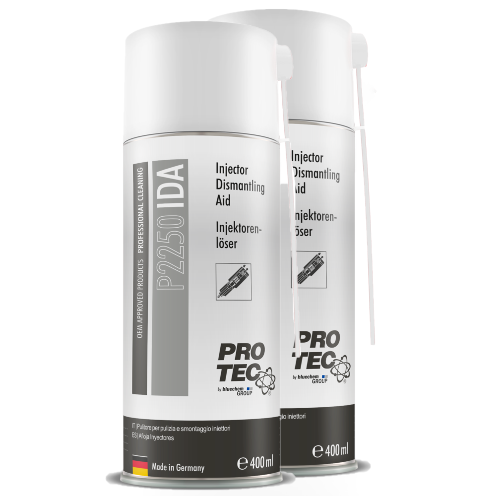 2x PRO TEC Injektorenlöser Spray 400ml Reiniger Dose