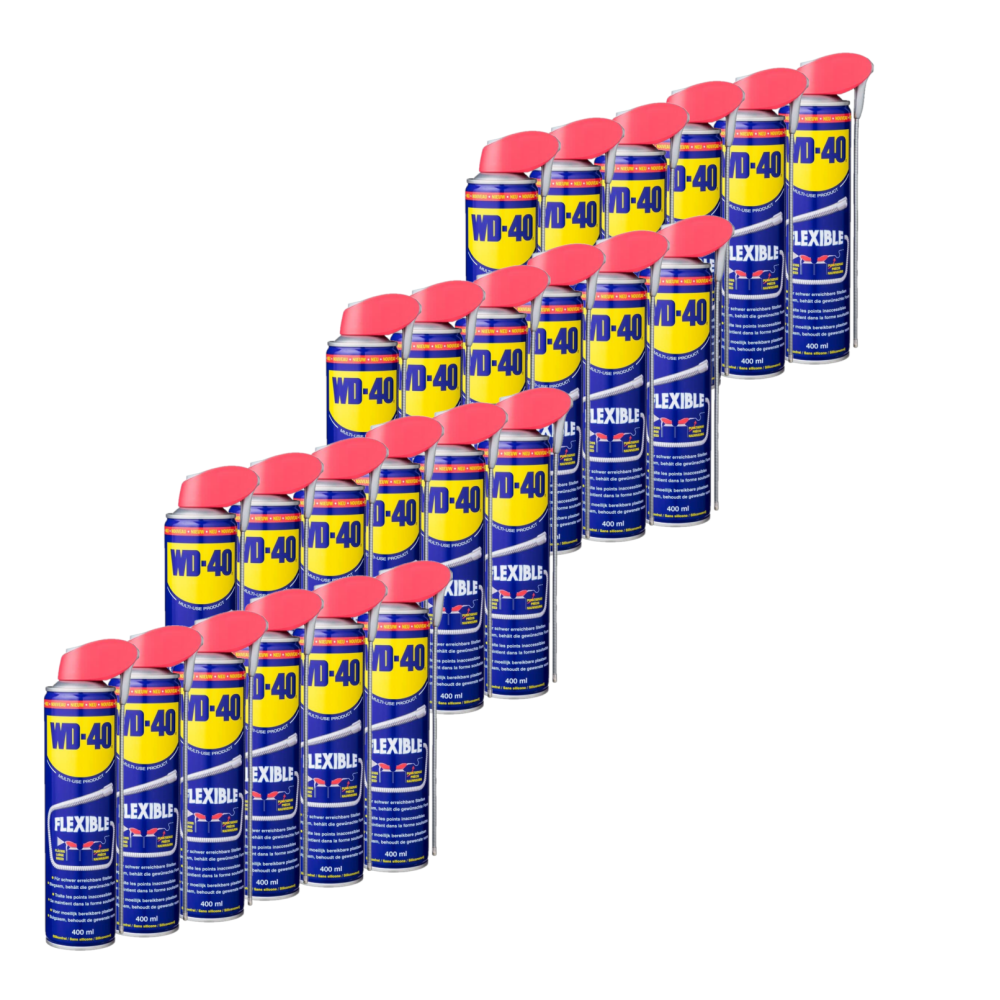 WD-40 Multifunktionsprodukt Flexible 24x400ml Dose Sprührohr Schmiermittel