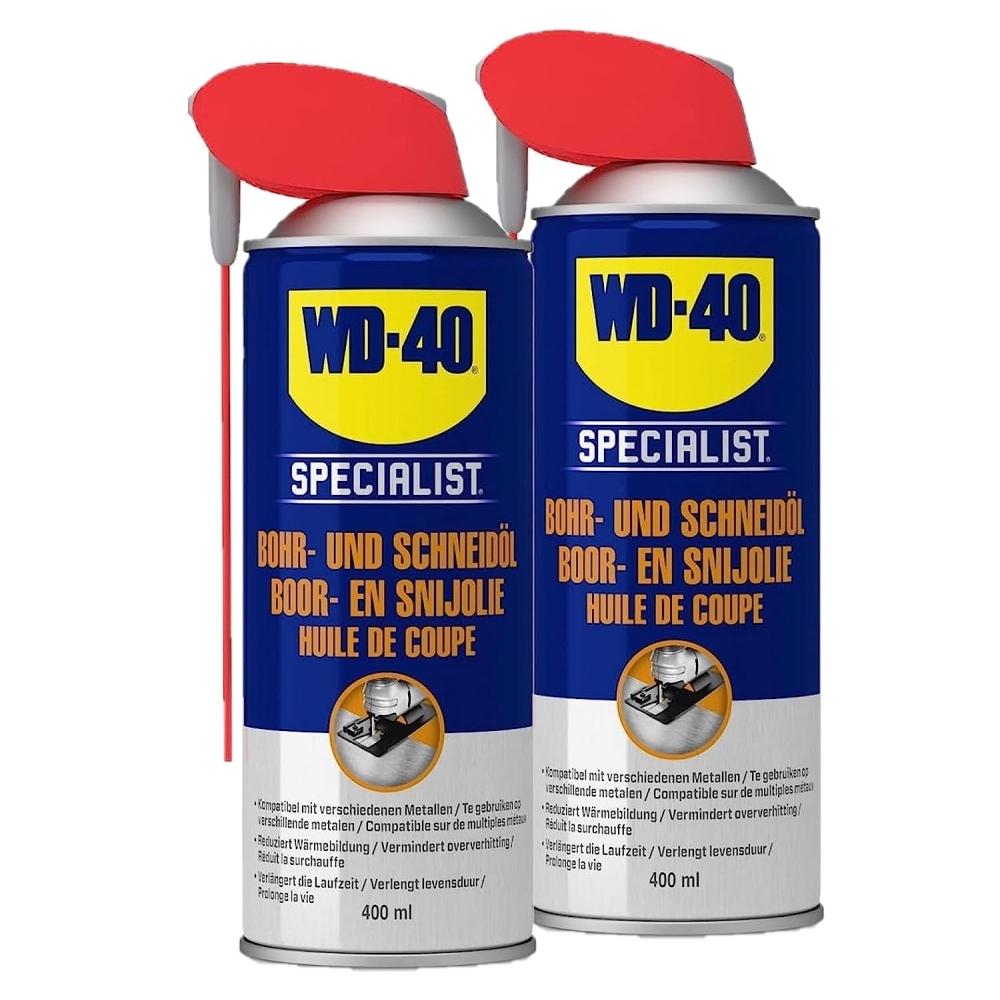 WD-40 Specialist Bohröl Schneidöl Schmiermittel 2x400 ml Pflegemittel