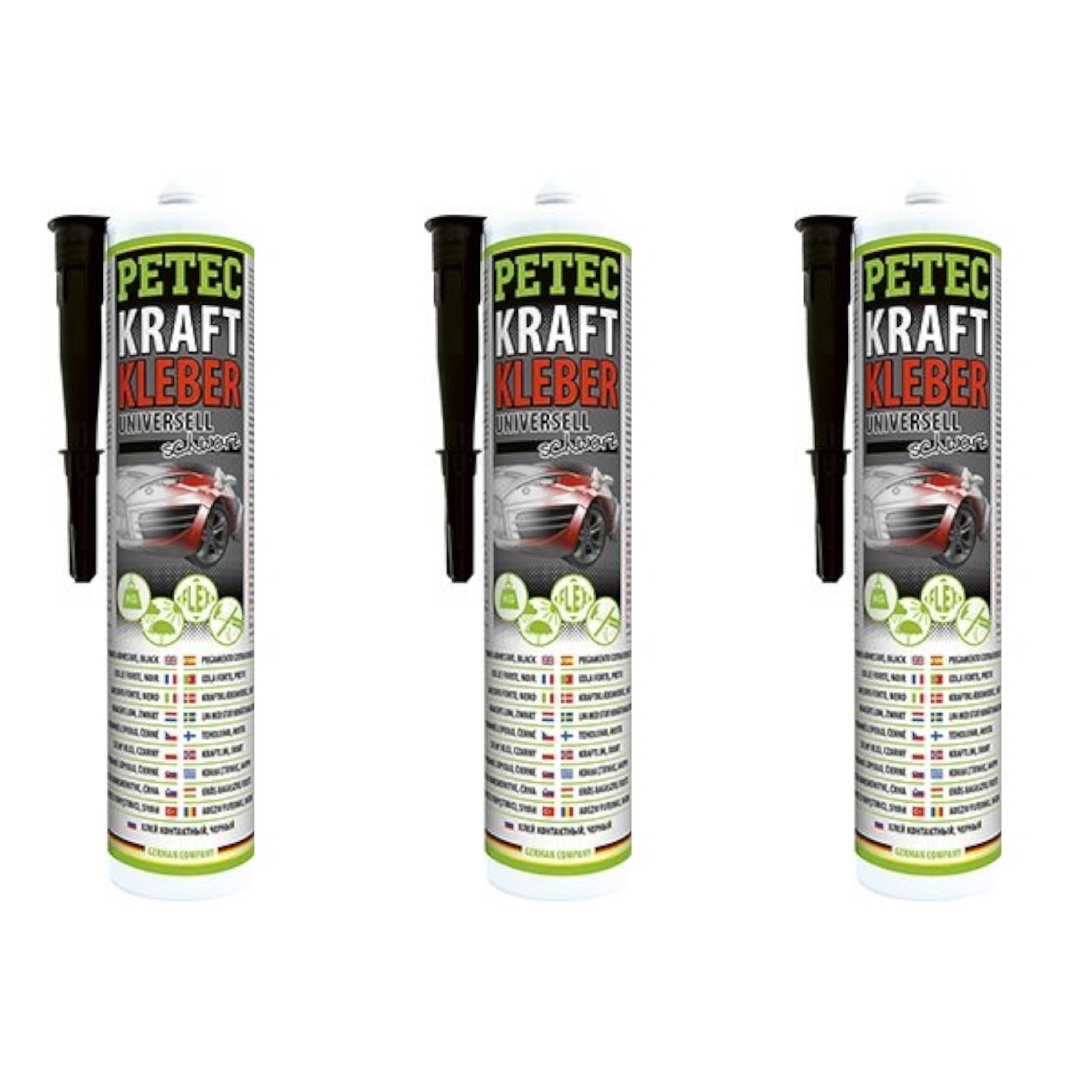 Petec_bundle 3X PETEC KRAFTKLEBER Multikraft Kleber Kraftkleber Baukleber Montage 290 ML 9422