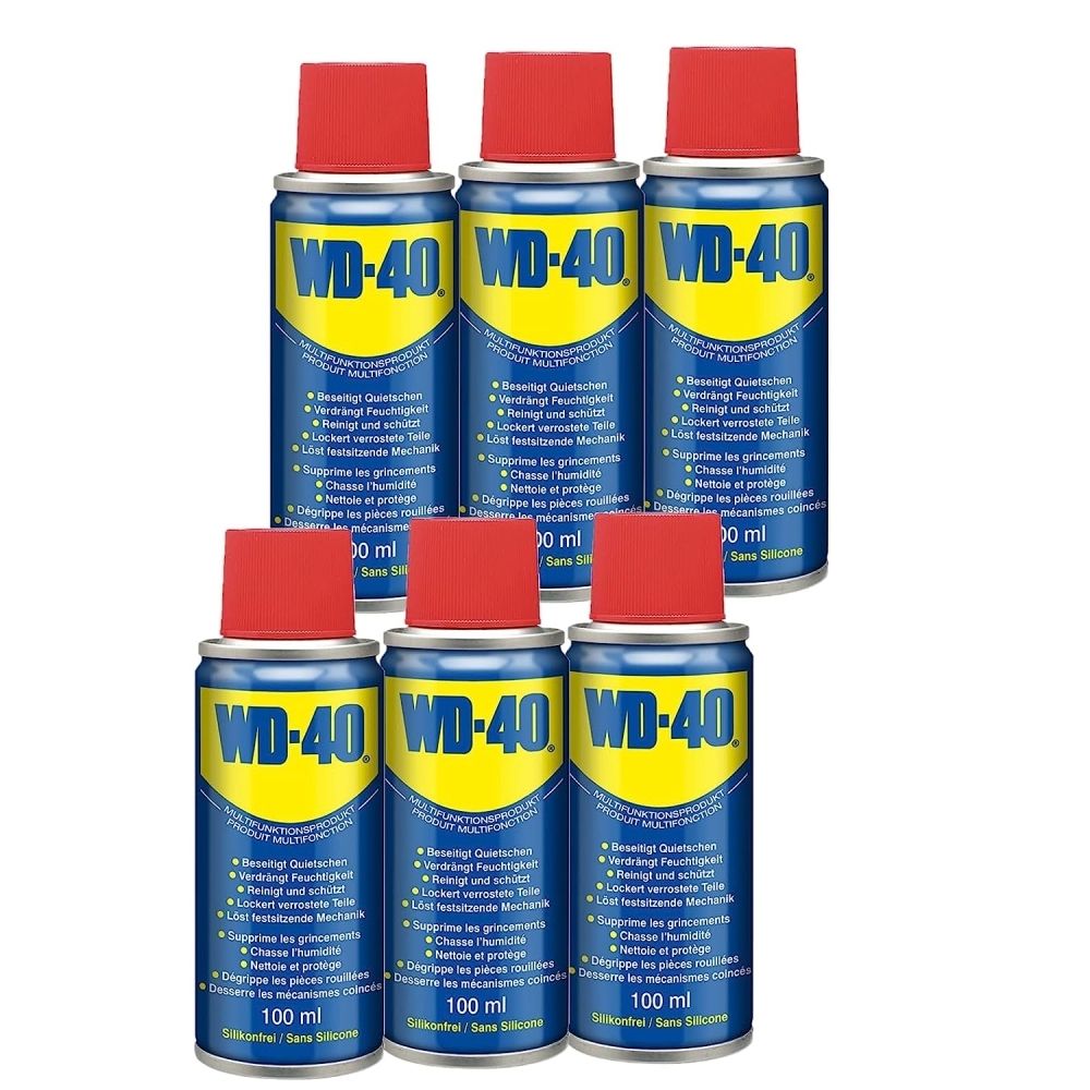 WD-40 Multifunktionsprodukt Classic Schmiermittel Multifunktionsöl 6x100ml Öl