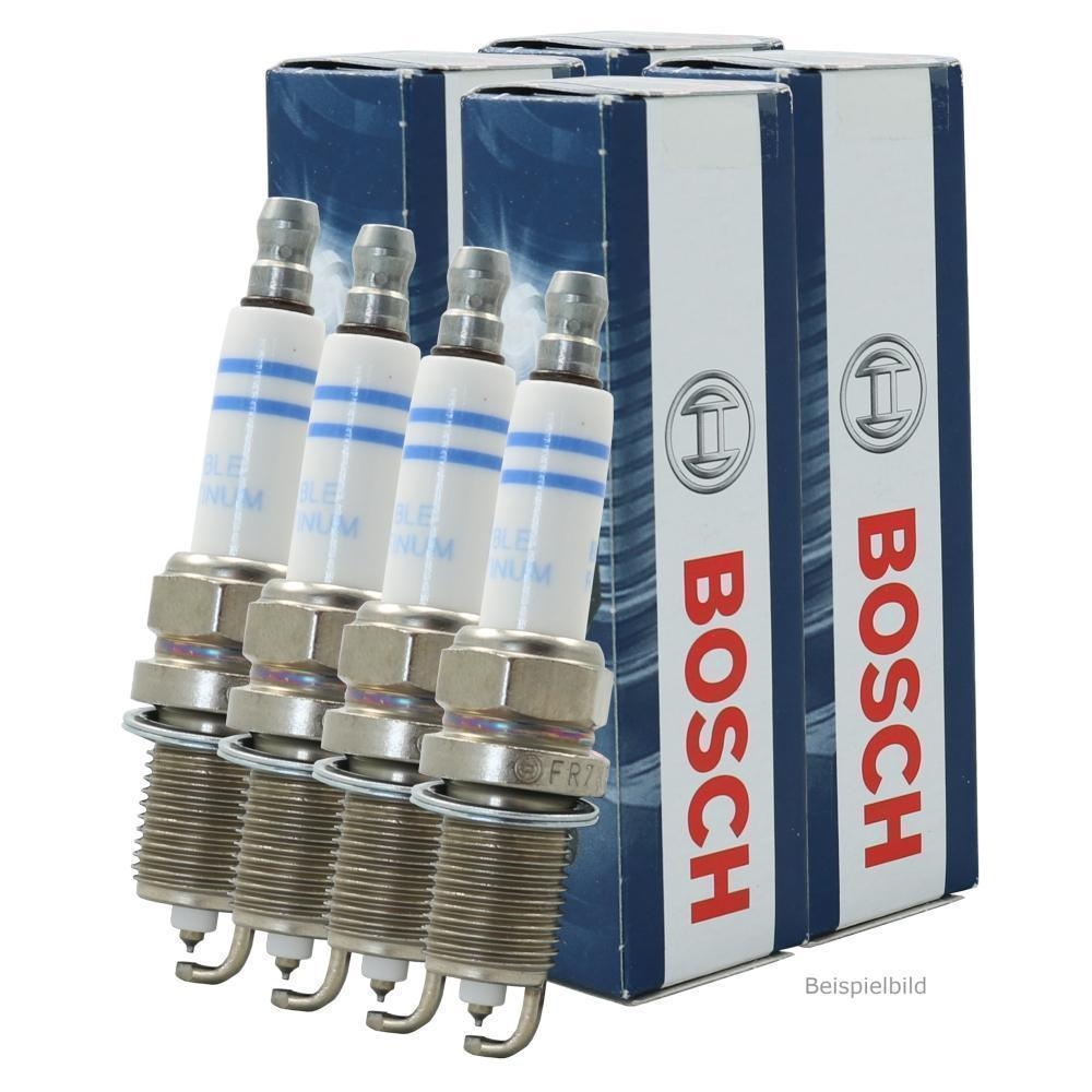 4x 0 242 235 668 Bosch Zündkerze entstört FR7LDC VW GOLF IV