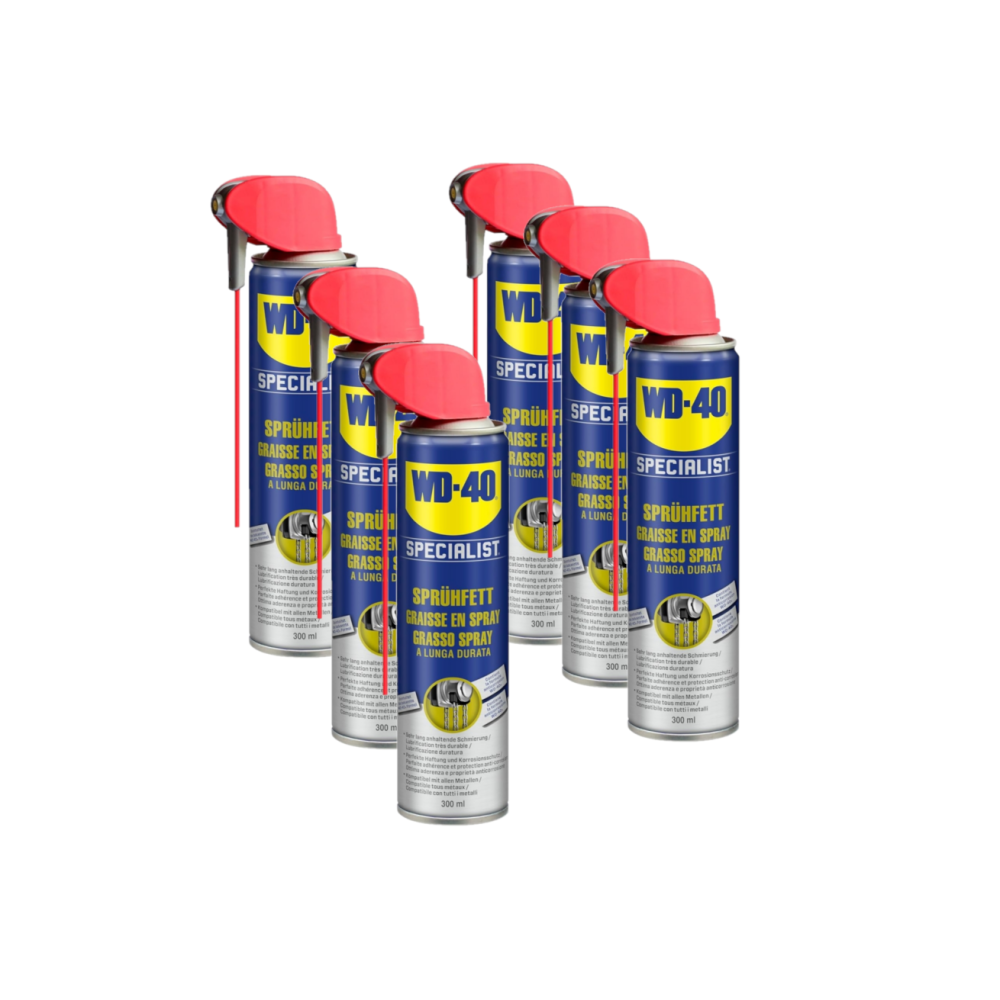 WD-40 SPECIALIST Sprühfett Schmierstoff Schmiermittel Spray 6x300ml