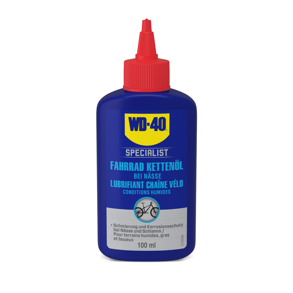 WD-40 SPECIALIST Fahrrad Kettenöl bei Nässe 100 ml 49687