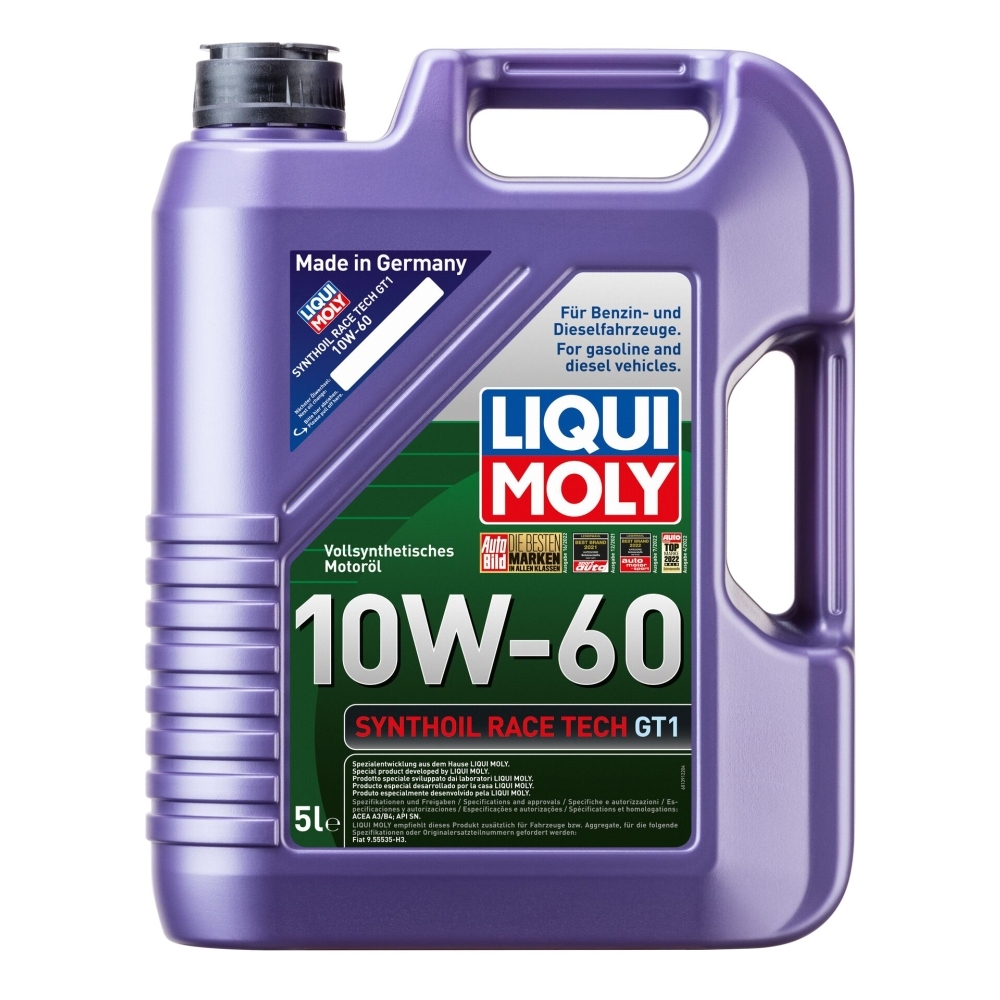 Liqui Moly 1x LM13891 5l synthetisches Motoröl Synthoil Race Tech GT1 10W-60