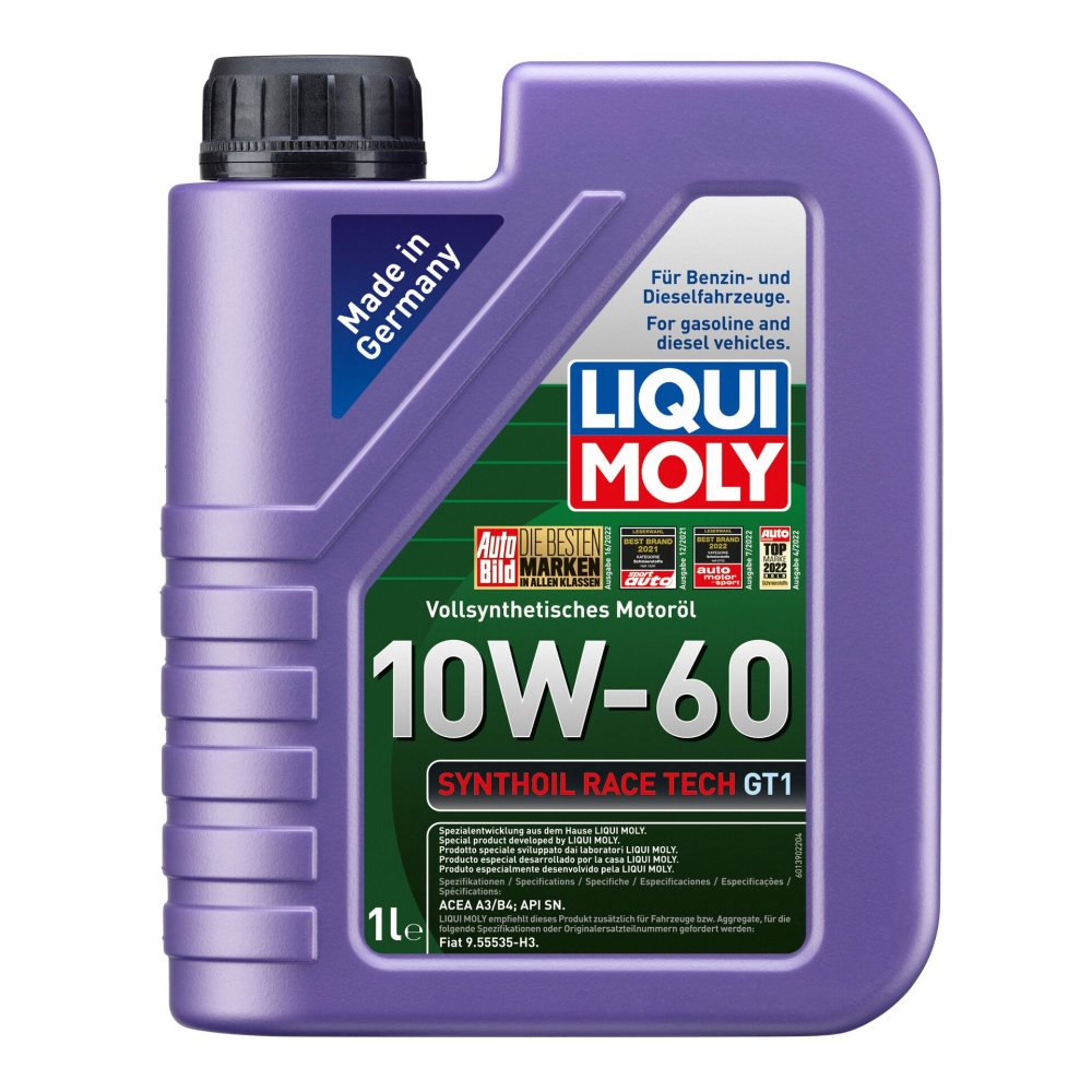 Liqui Moly 1x LM1390 1l synthetisches Motoröl Synthoil Race Tech GT1 10W-60