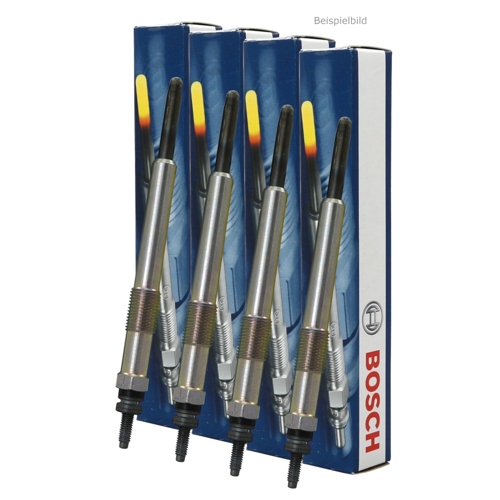 4x 0 250 404 001 Bosch Glühstiftkerze GLP230 FORD MONDEO IV Turnier