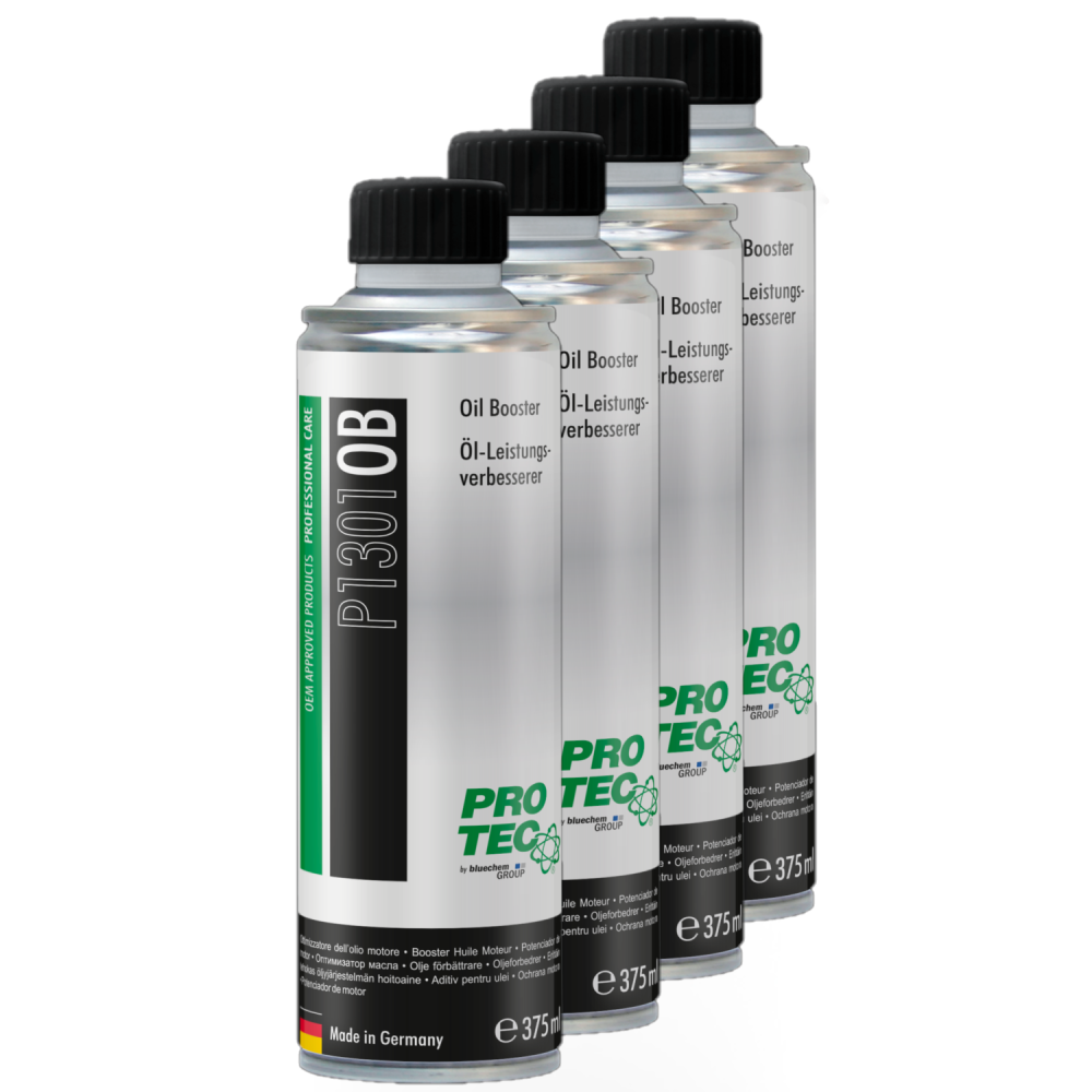 4x PRO-TEC OIL BOOSTER ÖLLEISTUNGSVERBESSERER 375 ml