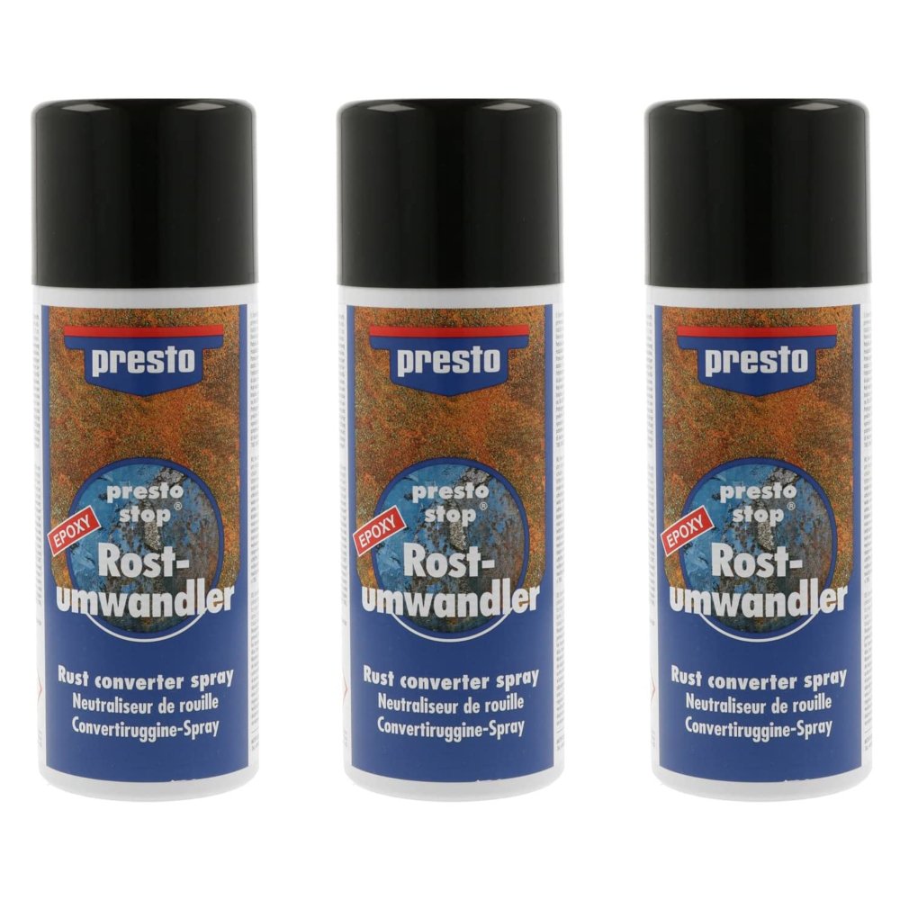 Presto 3X 289989 ROSTUMWANDLER GRUNDIERUNG Spray EPOXYDHARZ 400 ml