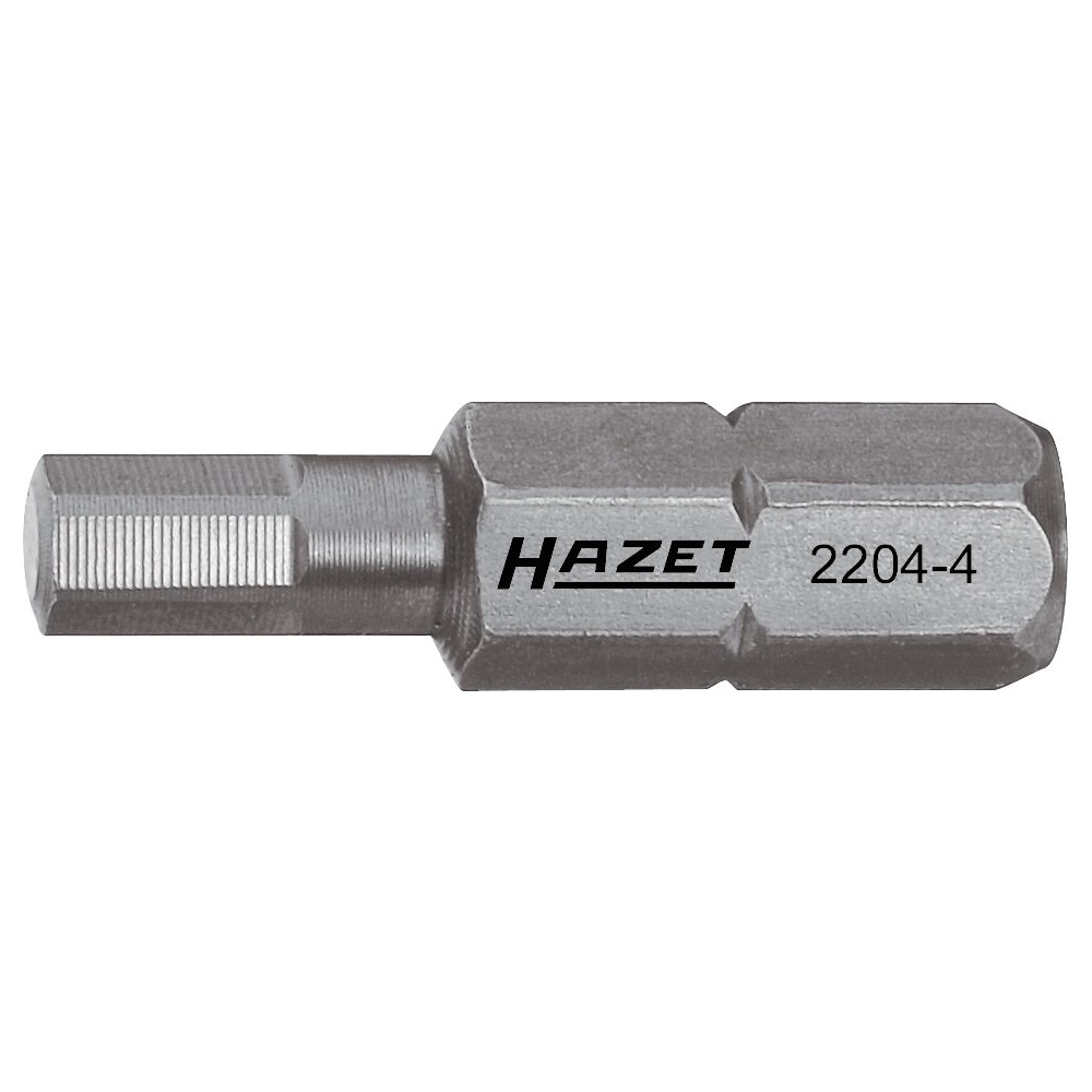 HAZET Bit 2204-2 Sechskant1/4 Zoll (6,3 mm) Innen Sechskant Profil 2 mm