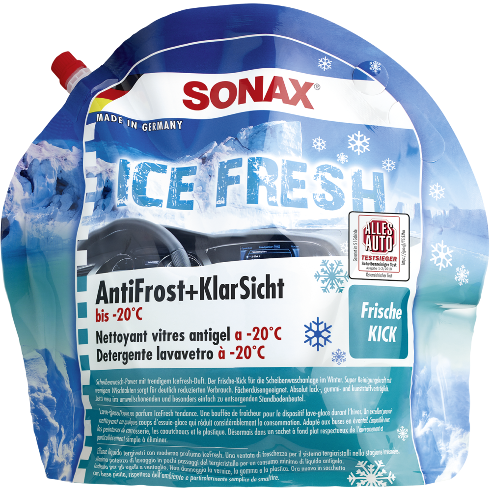 SONAX 01334410 AntiFrost+Klarsicht bis -20 °C Ice-fresh 1x3l