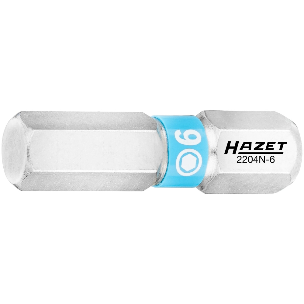 HAZET Bit 2204-6 Sechskant 1/4 Zoll Innen Sechskant Profil 6 mm