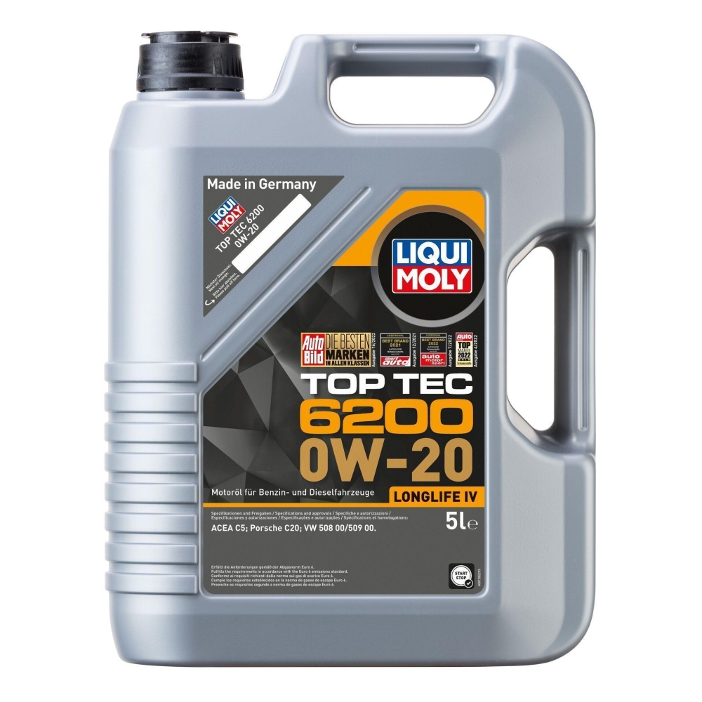 Liqui Moly 1x LM20781 5l Top Tec 6200 0W-20 Leichtlauf Motoröl