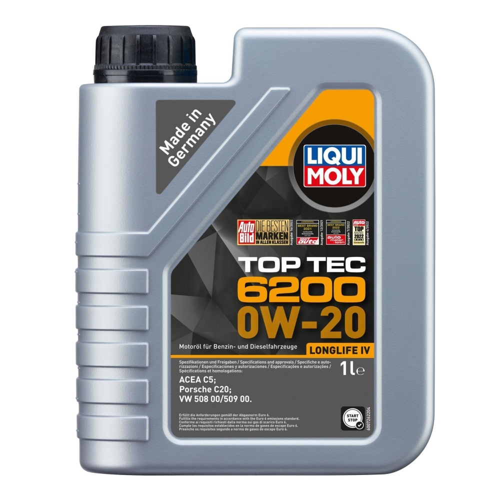 Liqui Moly 1x LM20780 Top Tec 6200 0W-20 Leichtlauf Motor-Öl